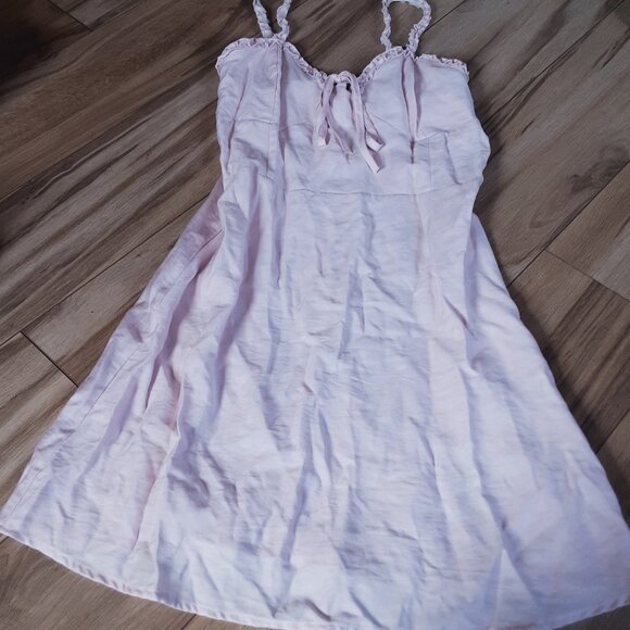 Women's pink summer dress - Picture 1 of 2